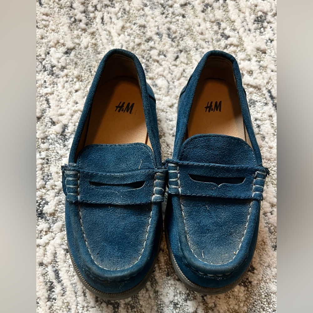 Blue Suede Shoes - Toddler Loafers
